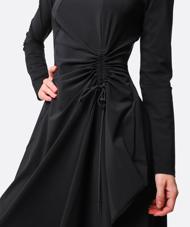 High Reminder Long Sleeve Tech Midi Dress