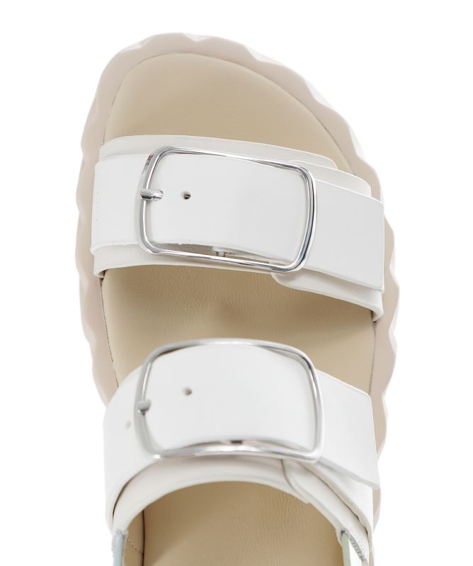 4CCCCEES Jabara Sandy White Sandals
