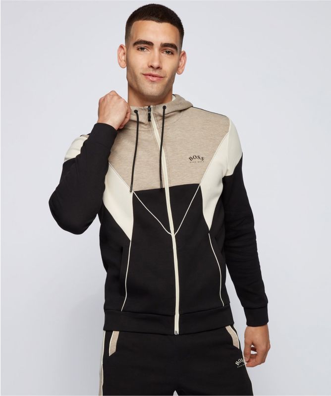 BOSS Colour Block Saggy 1 Hoodie