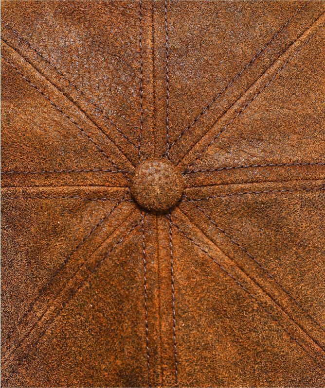 Stetson Leather Eight Panel Cap