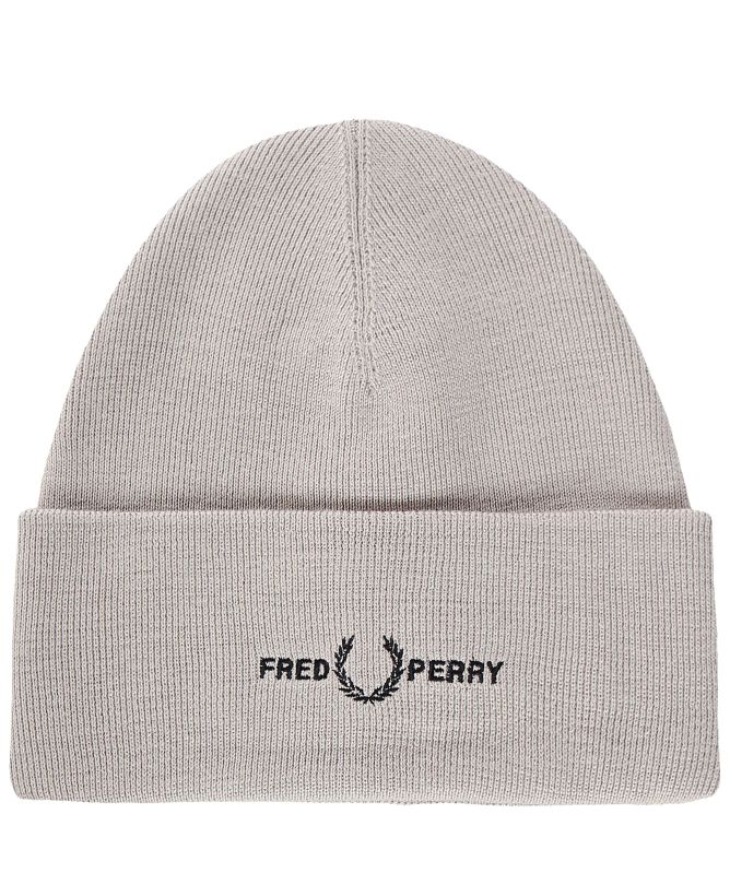 帽子 FRED PERRY Beanie Fred Perry Grey Graphic Beanie | Jules B