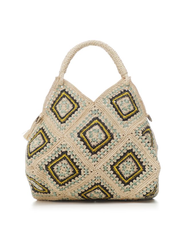 Rabarany Crochet Raffia Bag