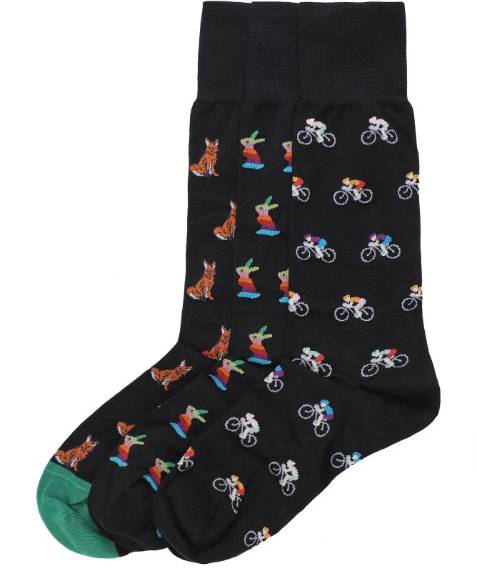 Paul Smith Jacquard Socks Three Pack