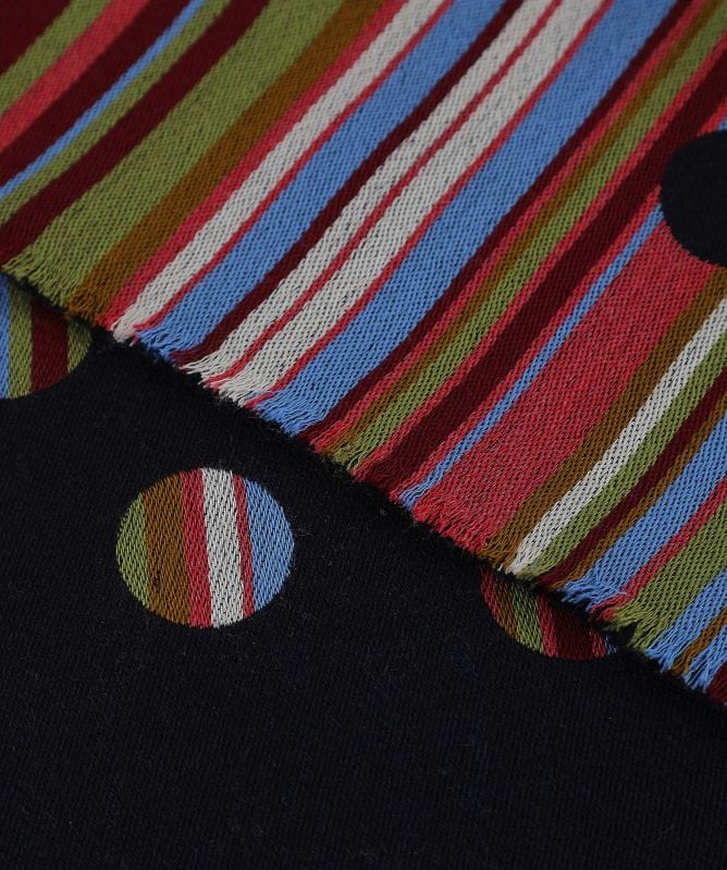 Paul Smith Signature Stripe Polka Dot Scarf