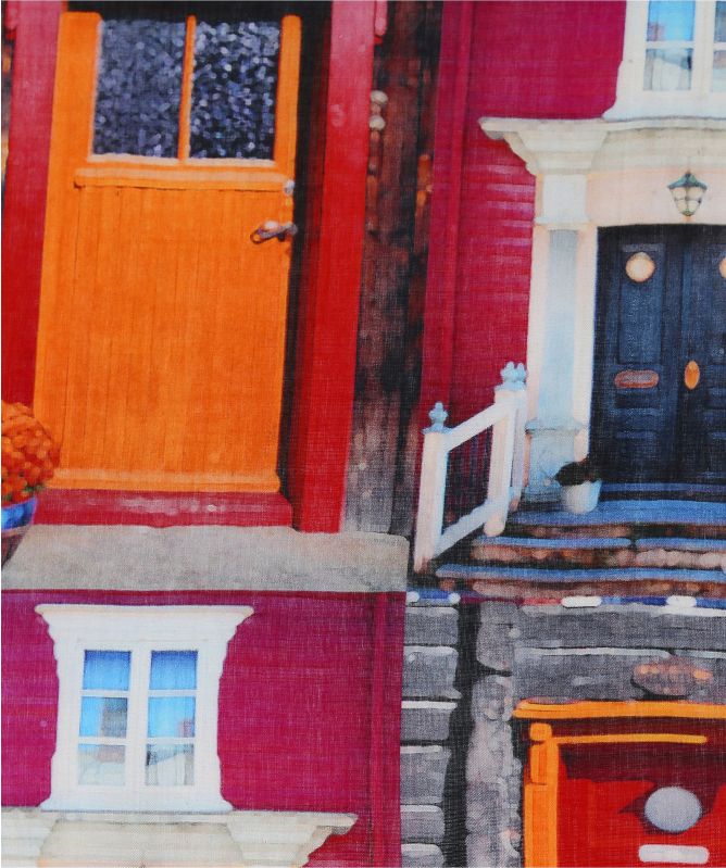 Ahujasons Door Print Scarf