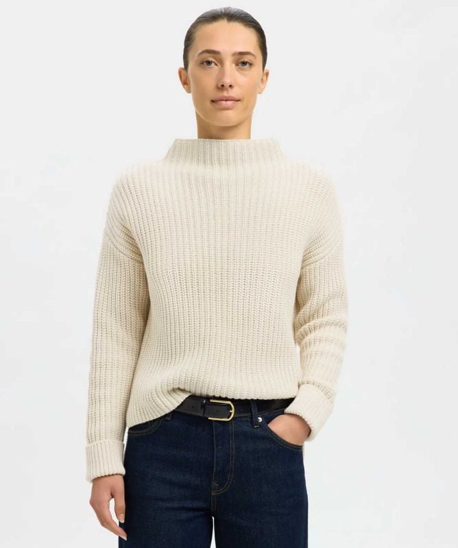 Selected Selma Ribbed Jumper