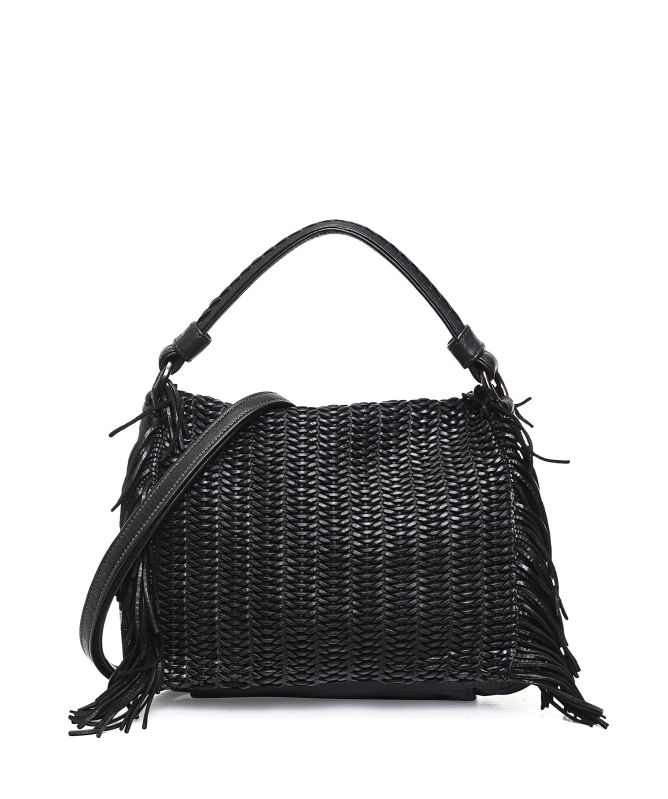Reptile's House Vasia Fringed Leather Shopper Bag