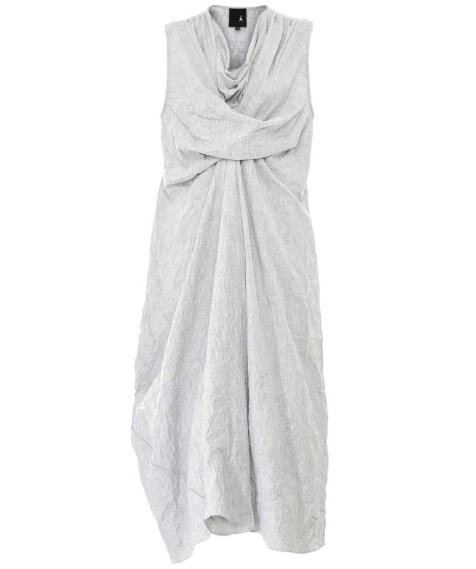 Sort Aarhus Malan Drape Maxi Dress