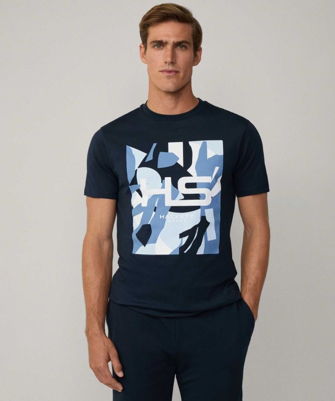 Hackett Coral Graphic T-Shirt