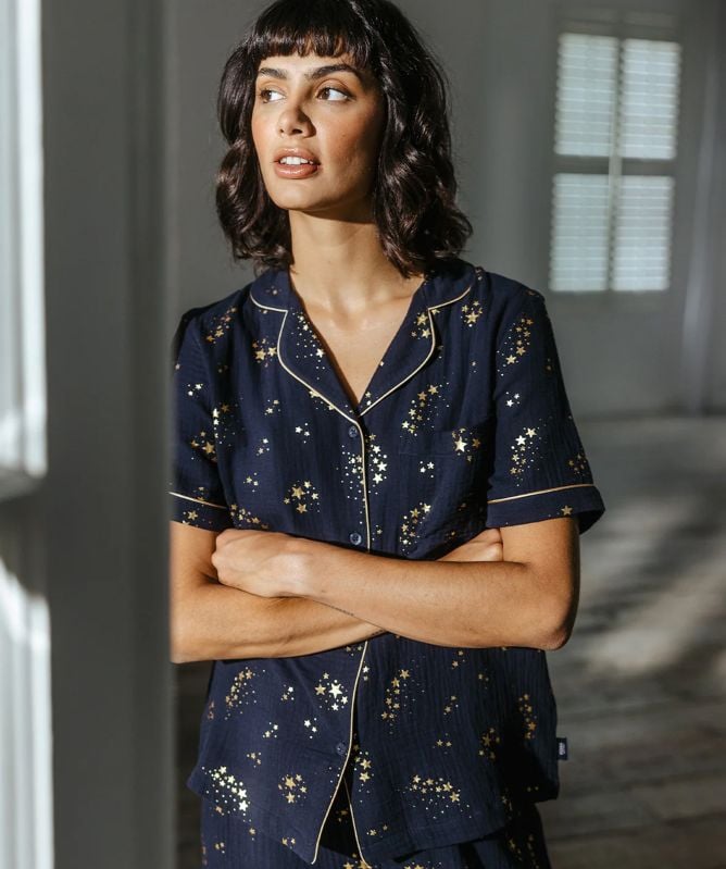 Chelsea Peers Foil Star Long Pyjama Set