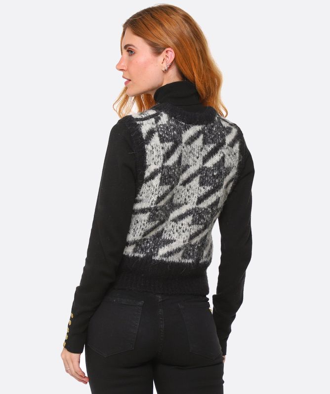 rag & bone Edith Houndstooth Sweater Vest