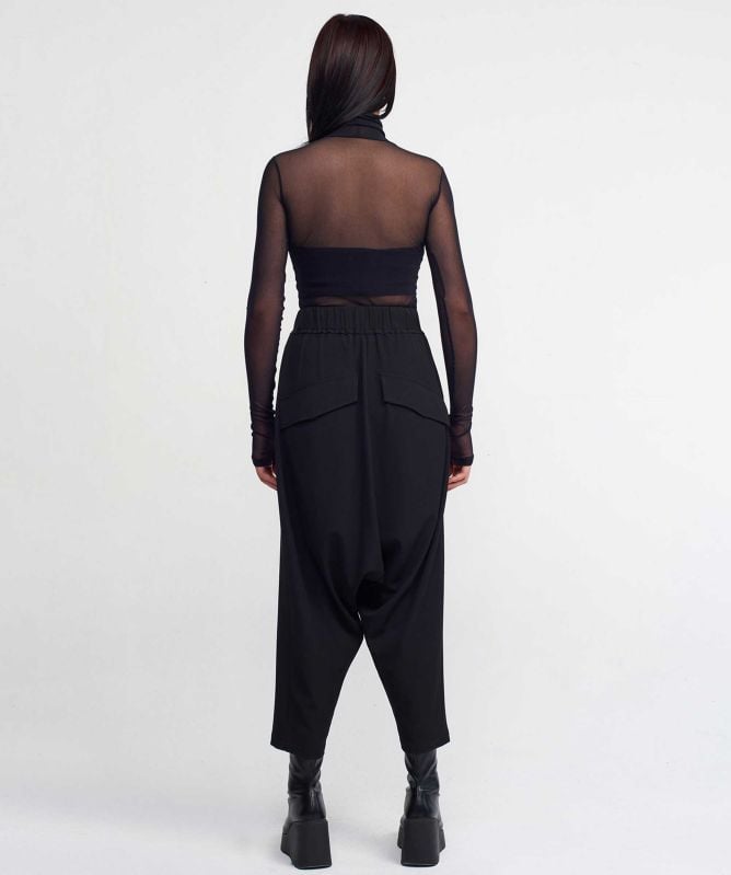 NU London Drop Crotch Trousers