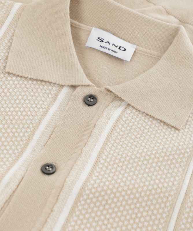 Sand Textured Polo Shirt
