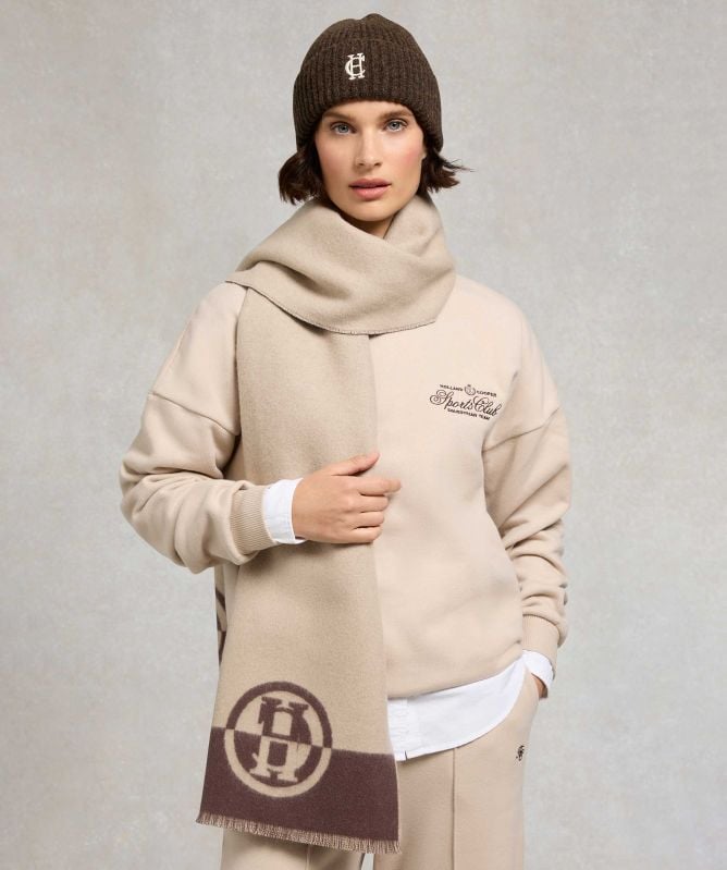 Holland Cooper Classic Embroidered Beanie