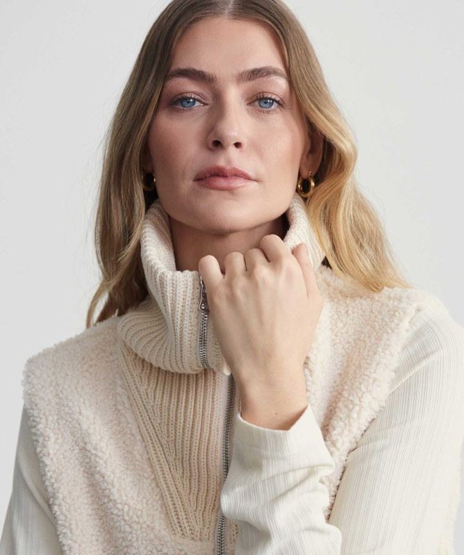 Varley Aspen Boucle Sherpa Gilet
