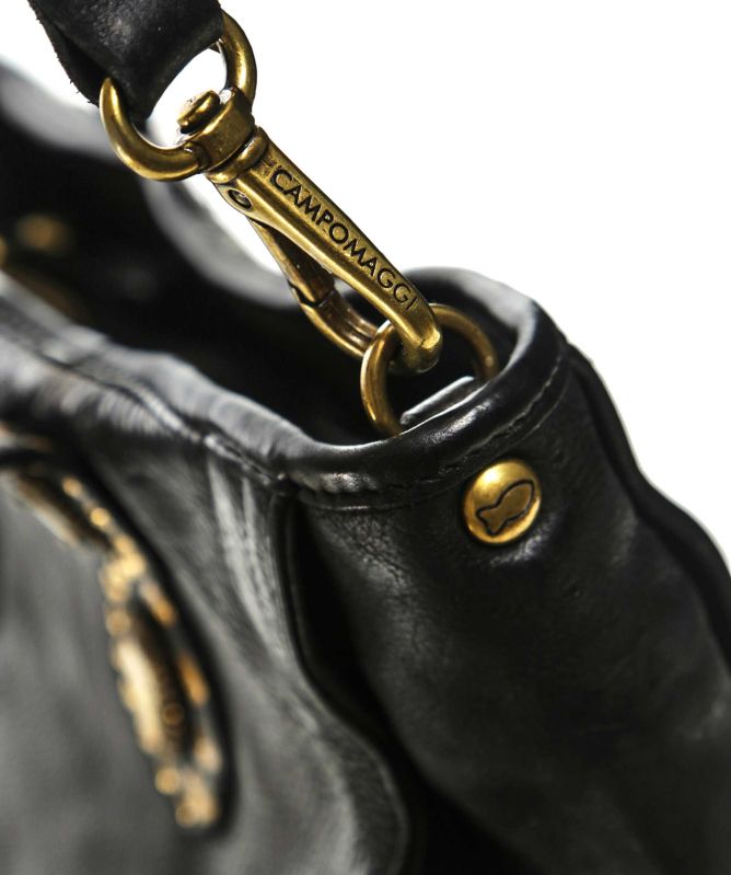Campomaggi Leather Studded Shopper Bag