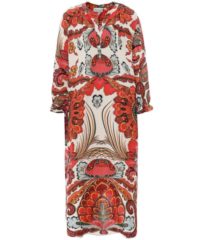 One Hundred Stars Fiesta Orange Raglan Dress