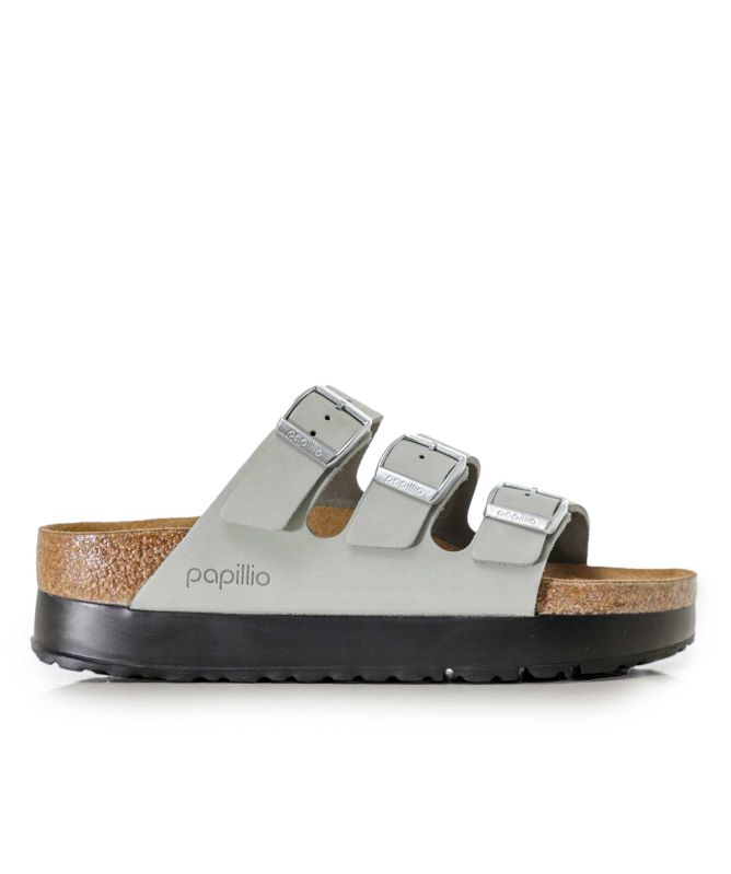 Birkenstock Florida Flex Platform Nubuck Sandals