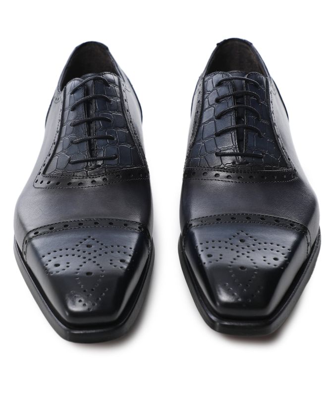 Jules B Leather Cap Oxford Brogues