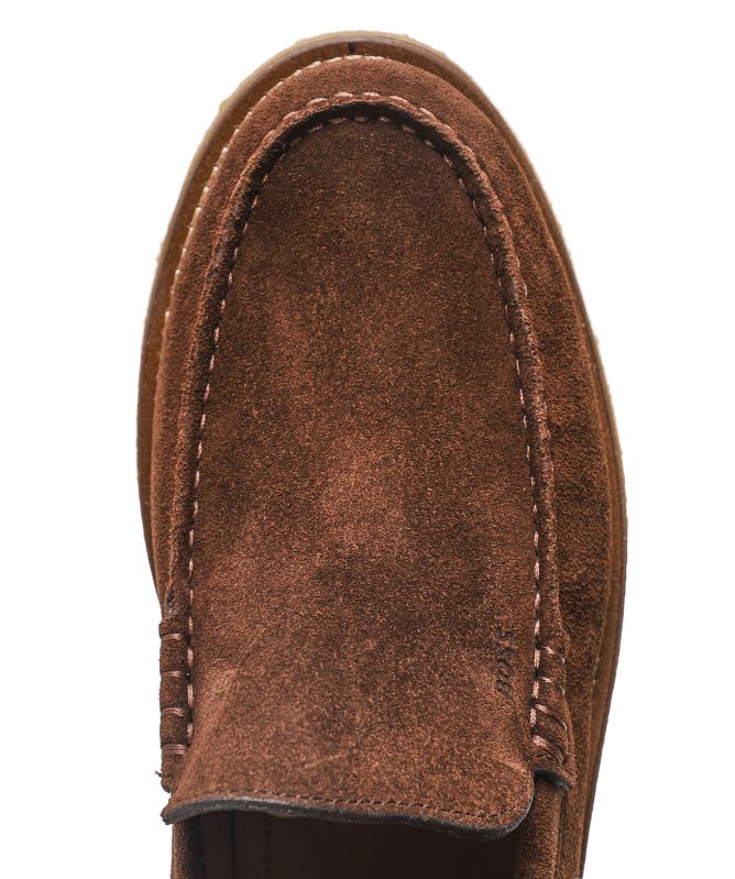 BOSS Kope Suede Moccasin Loafers