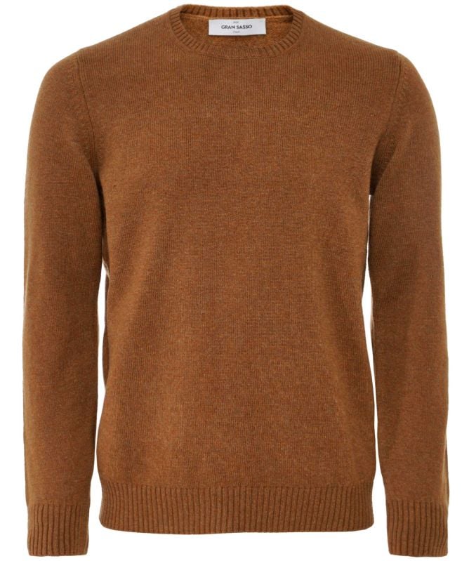 Gran Sasso Virgin Wool Crew Neck Jumper
