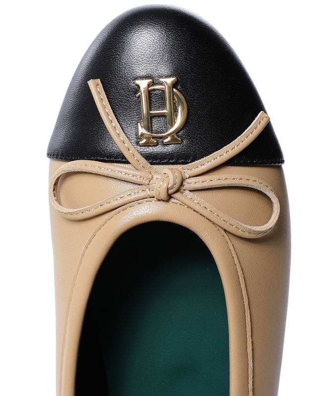 Holland Cooper Leather Ballet Shoes