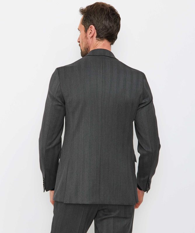 BOSS Slim Fit Herringbone H-Houston Suit