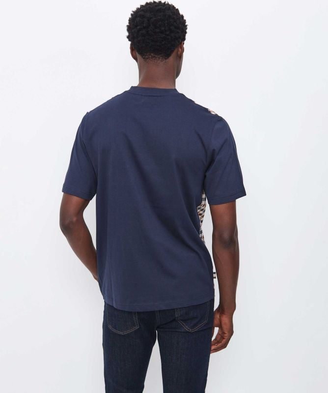 Aquascutum Side Club Check T-Shirt