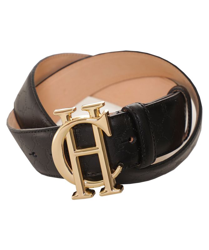 Holland Cooper Leather HC Classic Monogram Belt