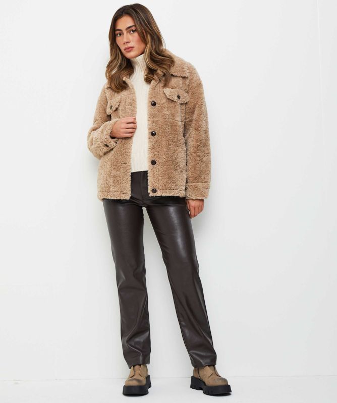 rag & bone Harlow Faux Leather Trousers