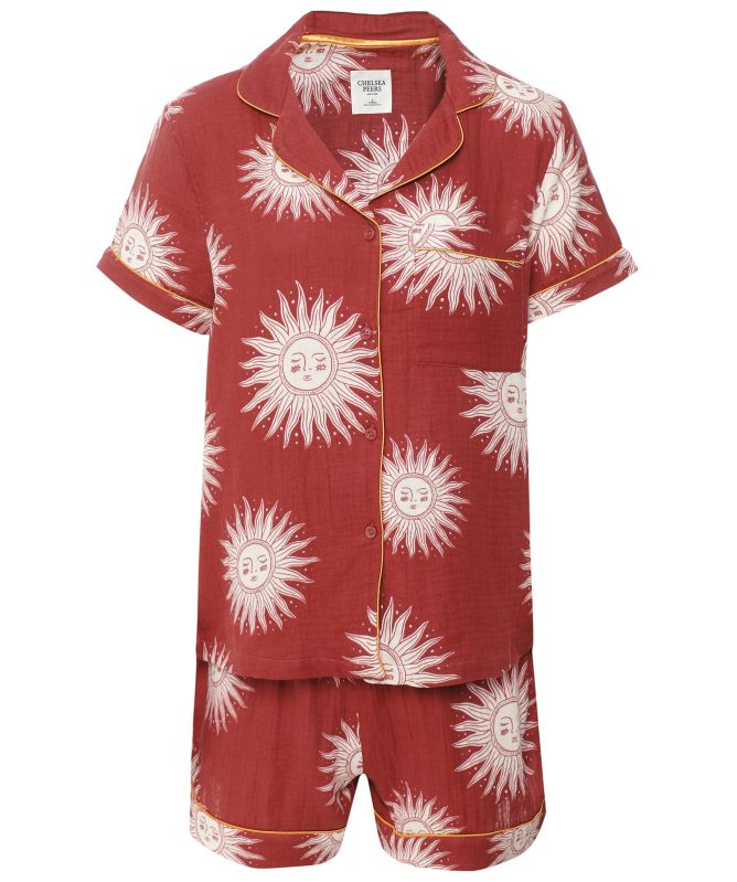 Chelsea Peers Bohemian Sun Print Short Pyjamas