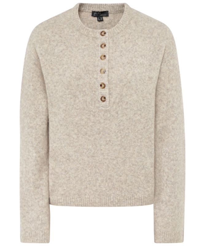 Nobody's Child Relaxed Fit Henley Sweater