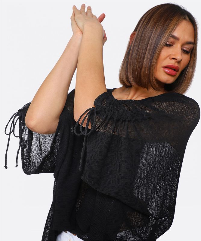 Philomena Christ Gauge Poncho