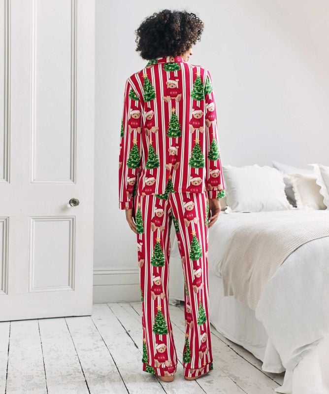 Chelsea Peers Christmas Teddy Bear Long Pyjamas