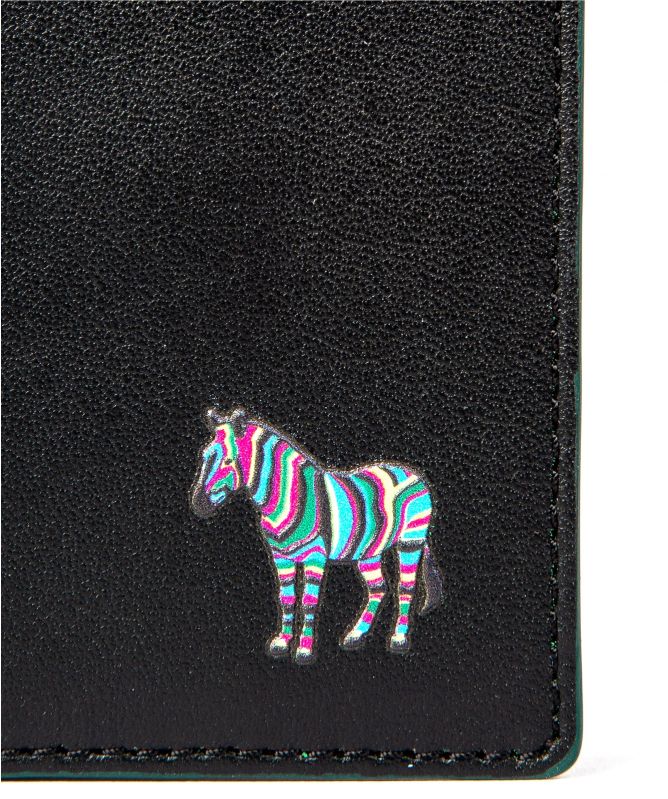 Paul Smith Leather Zebra Folded Card Holder