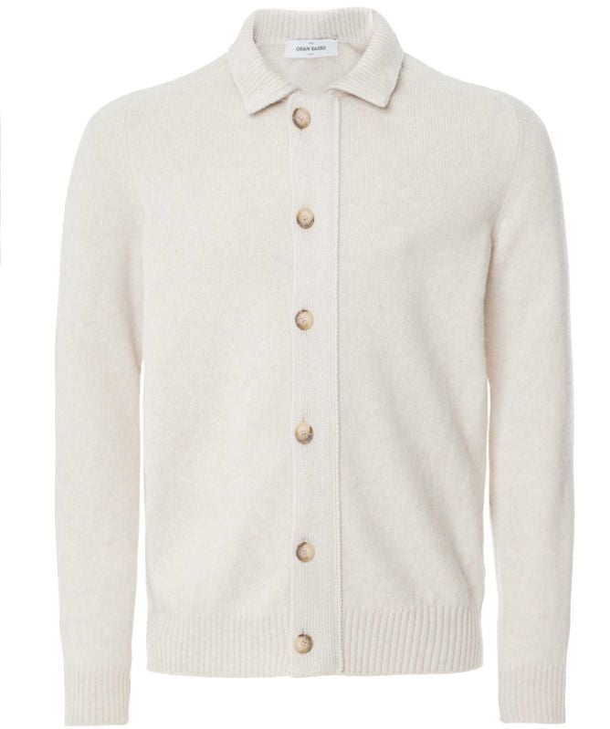 Gran Sasso Virgin Wool Zip-Through Cardigan