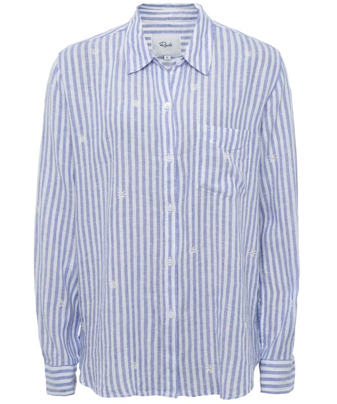 Rails Linen Striped Daisy Charli Shirt