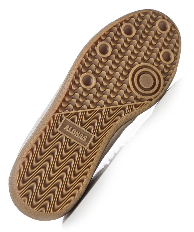 ALOHAS Crochet Cream Leather Sneakers