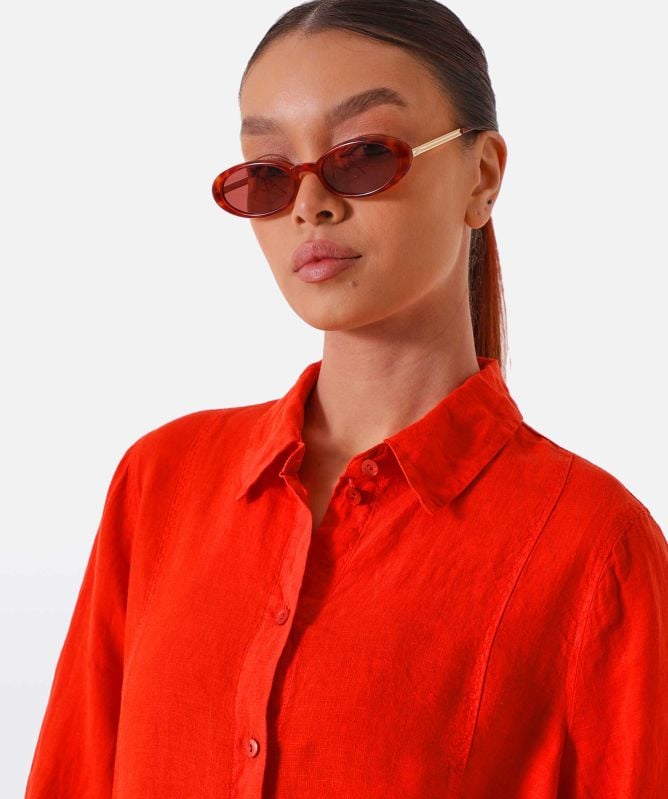 Le Specs Tortoiseshell Magnifique Sunglasses