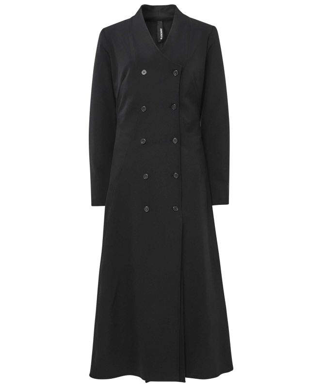 Manesera Collarless Longline Coat