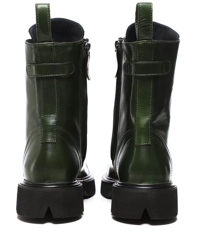 Lorenzo Masiero Leather Combat Boots