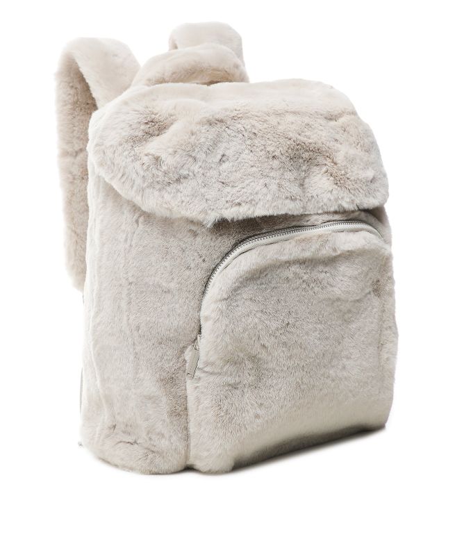 Rino and Pelle Jesse Faux Fur Backpack