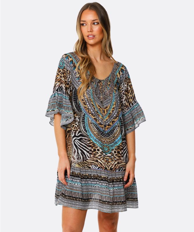 Inoa Savannah Silk Gypsy Dress