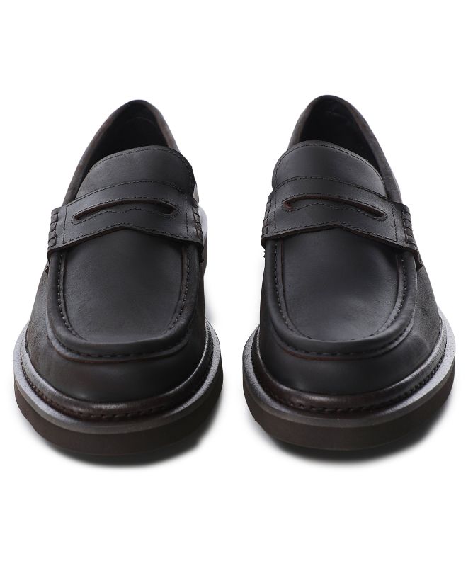 Ahler Leather Penny Loafers