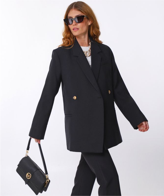 Anine Bing Kaia Tailored Wool Blazer