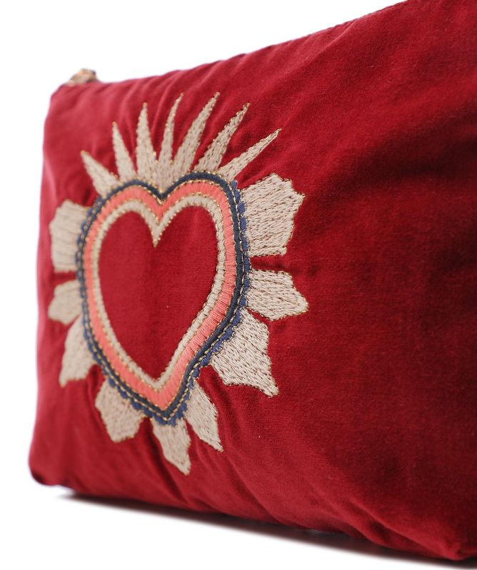 Elizabeth Scarlett Sacred Heart Mini Pouch