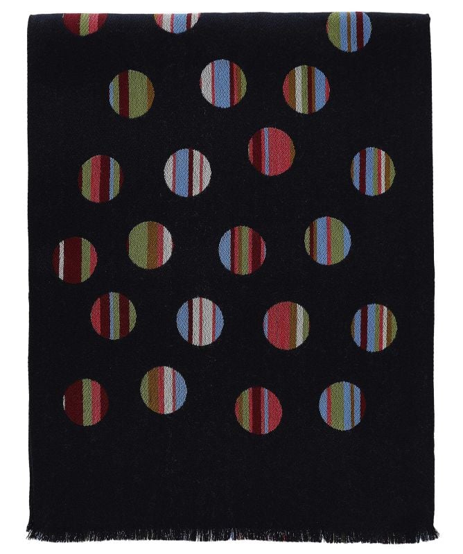 Paul Smith Signature Stripe Polka Dot Scarf