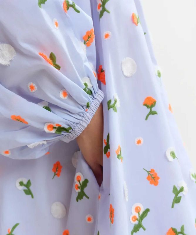 Essentiel Antwerp Jalen Embellished Shirt Dress