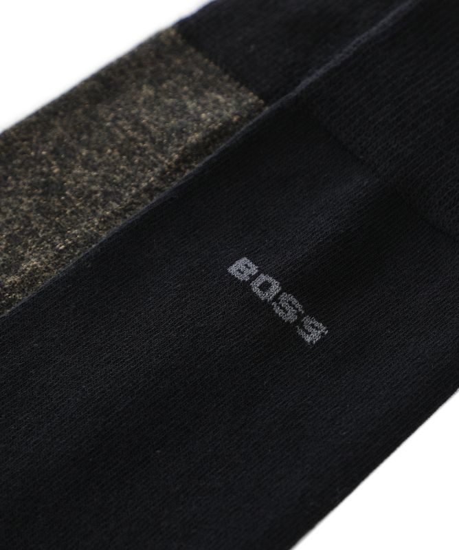 BOSS Yarn Effect Socks 2 Pack