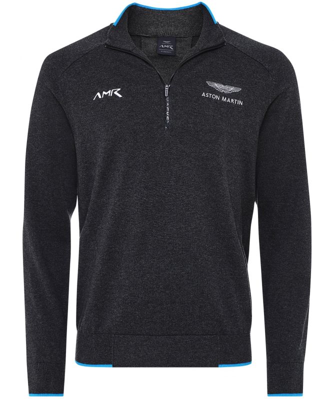 Hackett Cotton Half-Zip AMR Sweater